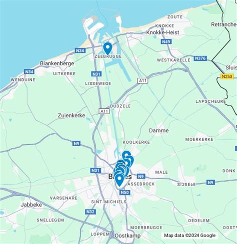 google maps brügge belgien.